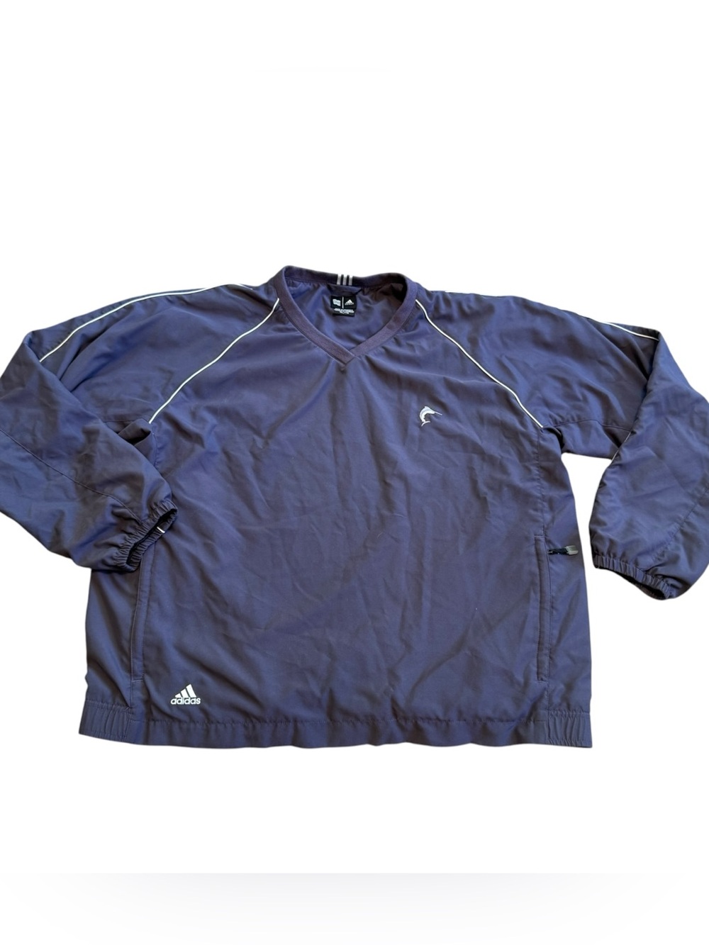 VTG Y2K Adidas Windbreaker Men’s XL Pullover Golfing Fishing Climaproof